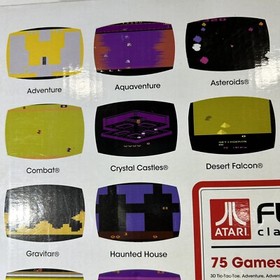 Atari Flashback 4 Classic Game Console 75 Games Limited Edition Poster Inside