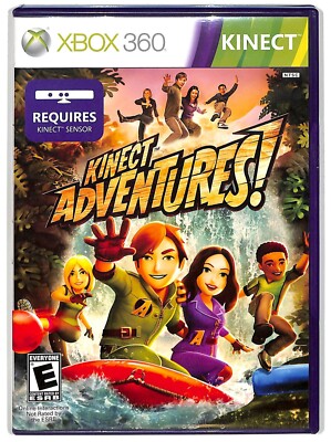 Kinect Adventures (Microsoft Xbox 360, 2010) Complete w/ Calibration Card