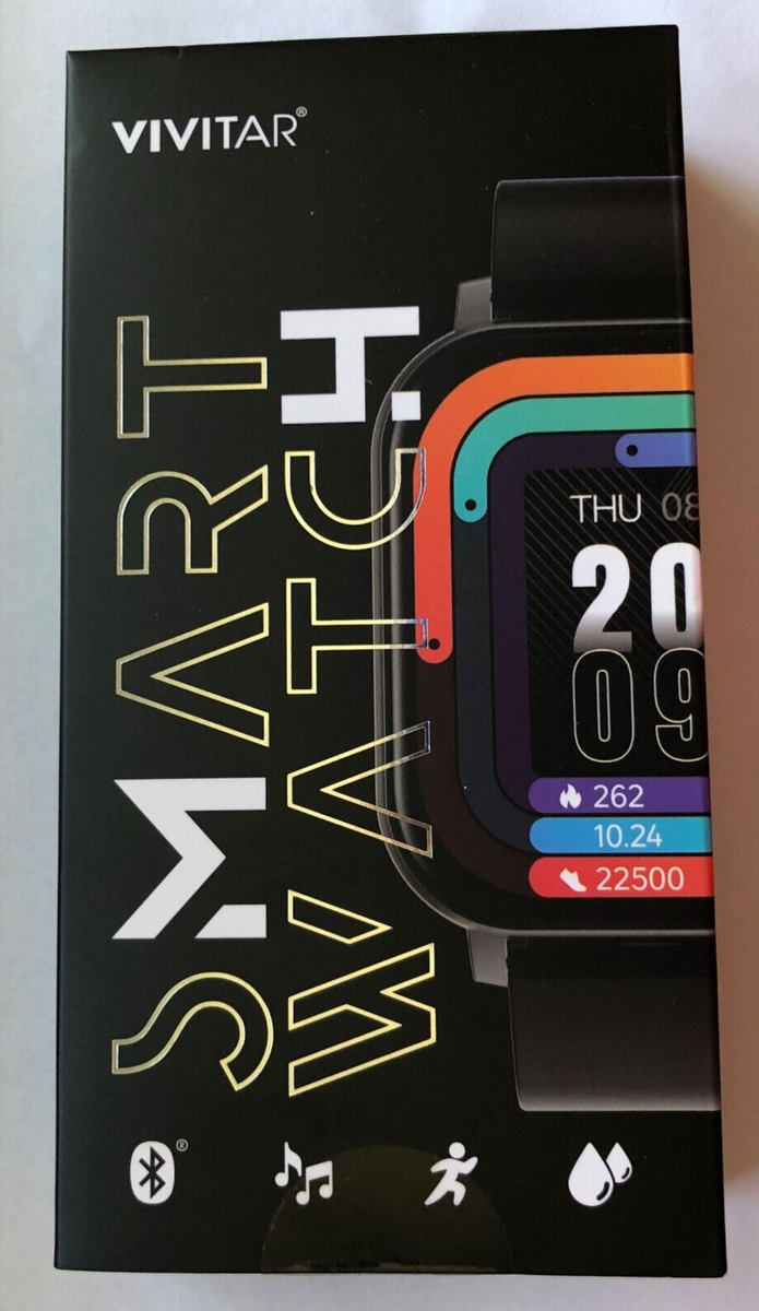 Vivitar Smart Watch 1.69” Touch Screen Waterproof SMRTW20