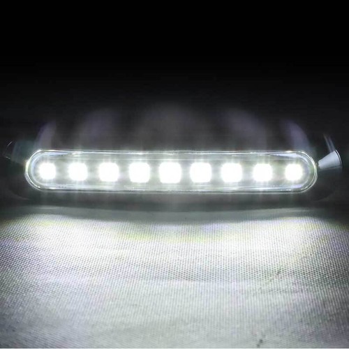 Luces de señalización 9-LED camión remolque furgoneta ovalada luz lateral ámbar rojo blanco - Imagen 5 de 21
