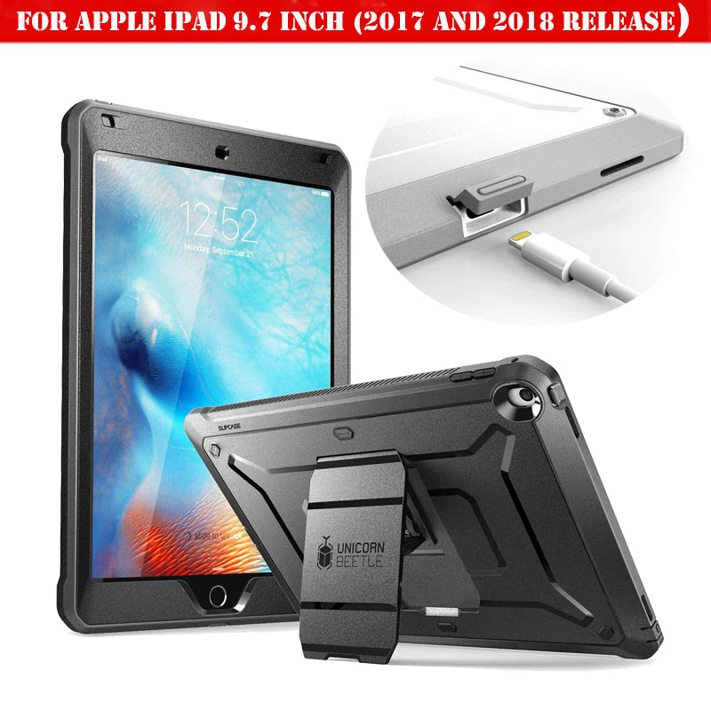 For iPad 9.7 inch, Genuine SUPCASE Dual Layer w/ Screen Case w/ Kickstand Cover - Image 2 of 4
