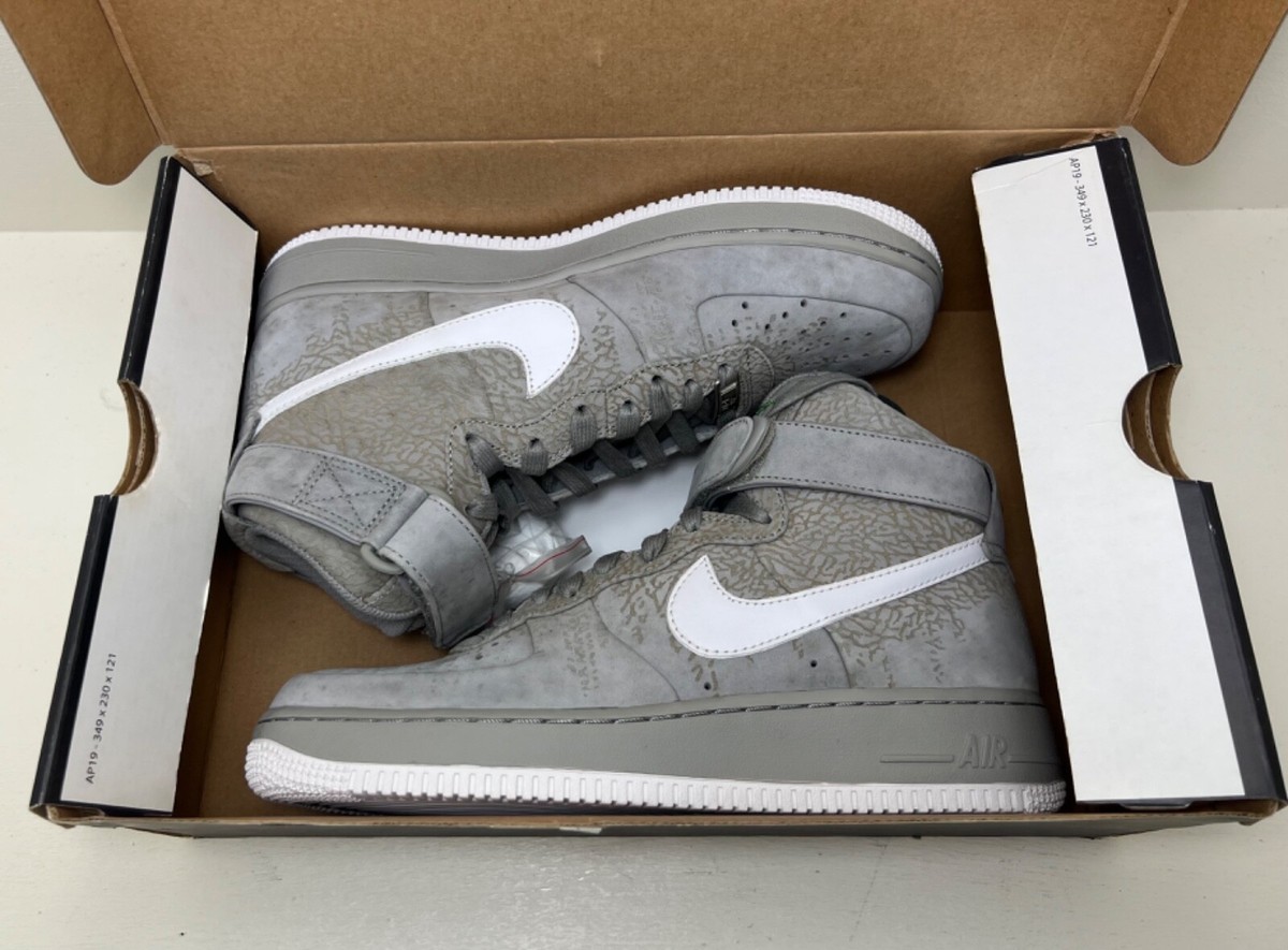 Size 8 - Nike Air Force 1 High Gray (High Supreme) | eBay