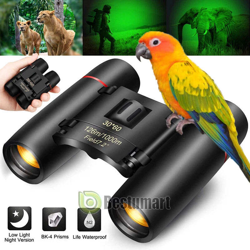 30x60 HD Military Zoom Powerful Binoculars Day/Low Night Optics Hunting & Case - Image 4 of 4