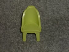 Fisher Price Loving Family Dollhouse Green Baby Miniature Chair for Tea Table