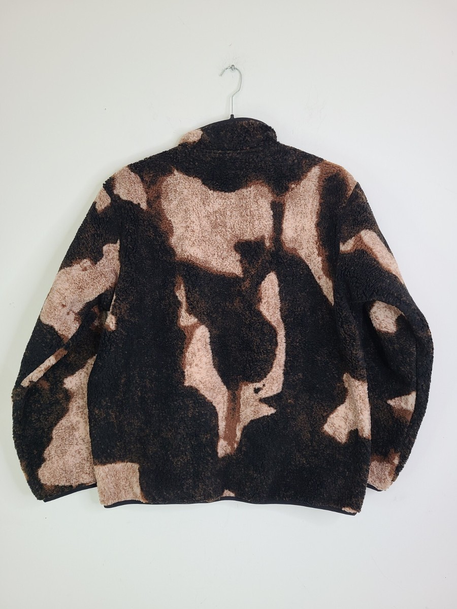 the north face cow print fleece