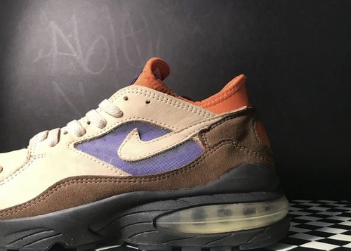 Nike Air Max 93 Mowabb UK 7 1993 marrone arancione viola 1 95 97 98 - Foto 2 di 8
