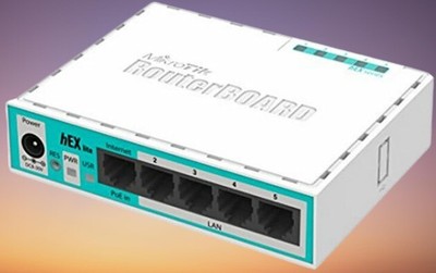Mikrotik RouterBOARD hEX lite 5 ports router 5 X 10/100 PoE OSL4 - (RB750r2)