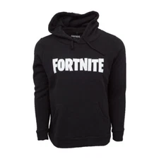 FORTNITE MENS PULLOVER BLACK HOODY 