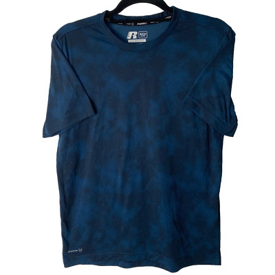 Russell Athletic blau Athletic Workout Kurzarm T-Shirt Herren Größe Small S