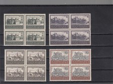 GENERALGOUVERNEMENT, 1943 Bauwerke 113-16 ** im 4er Block, (26652)