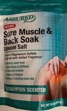 Assured Refresh Foot Soak Epsom Salt Spearmint  Menthol Scented 16 Oz SHIP 24HR