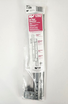 New In Package Sealed Knape & Vogt KV 1260 Side Mount Drawer Slide 60 lb USA