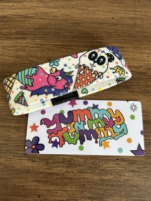 Yummy In My Tummy Zox Strap Wristband NEW White Star Panda Cat Unicorn