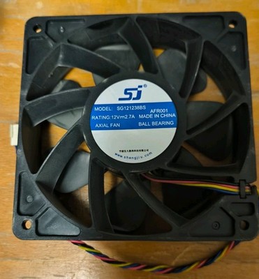 SJ SG121238BS 12038 12CM 12V 2.7A Ant S9i T9 High Speed Cooling fan Antminer
