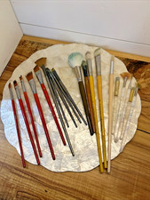 Mixed Lot of 20 Artist Painter Paint Brushes
