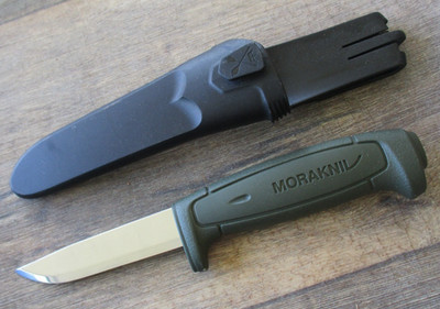Morakniv Basic 511 3.6'' Carbon Blade BLACK Knife w/Black Sheath X-NICE
