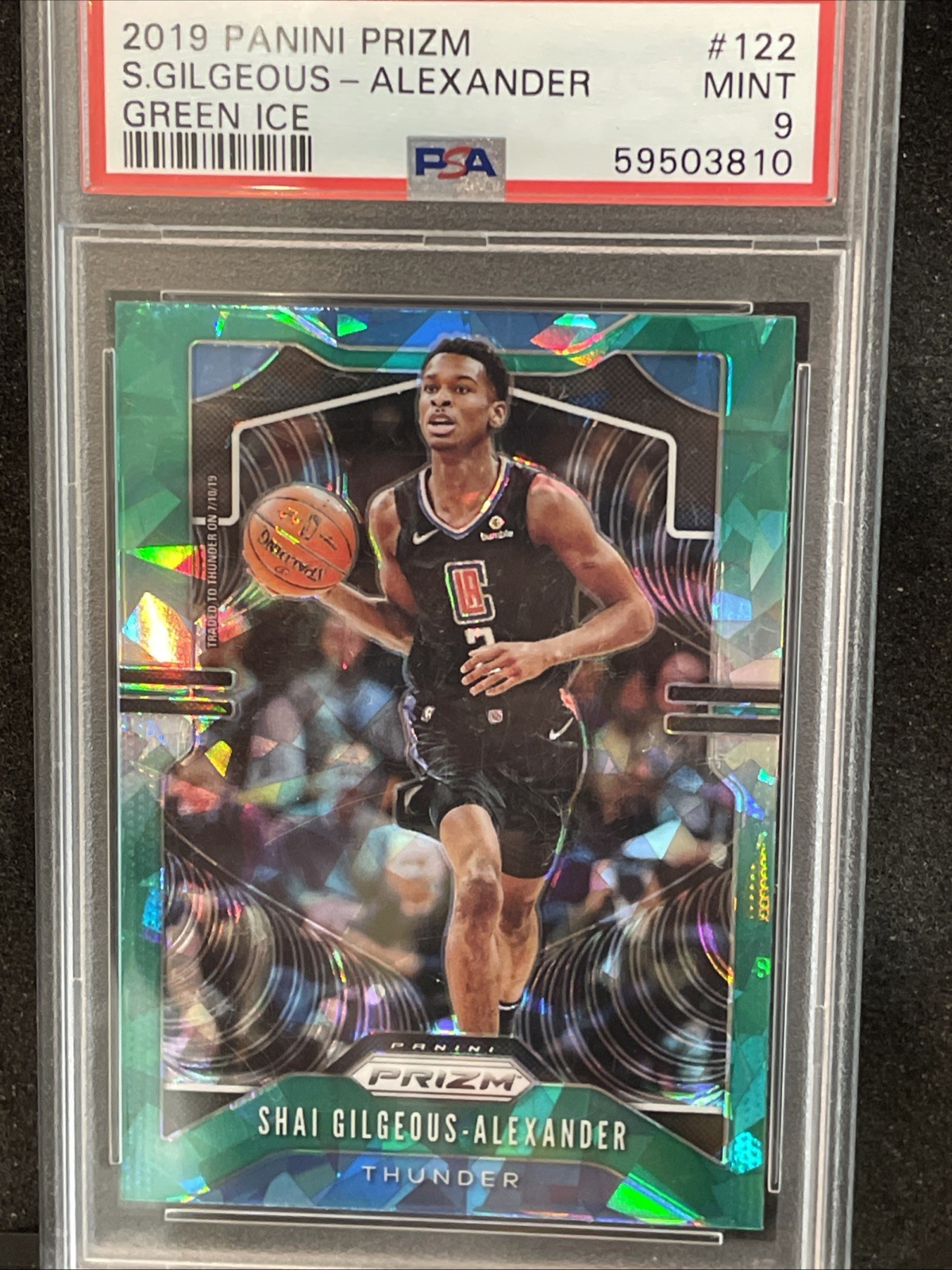 2019-20 Panini Prizm - Shai Gilgeous-Alexander #122 Green Ice Prizm