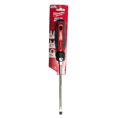 Milwaukee MT209 3/8'' Slotted 8'' Cushion Grip Screwdriver - Made In USA