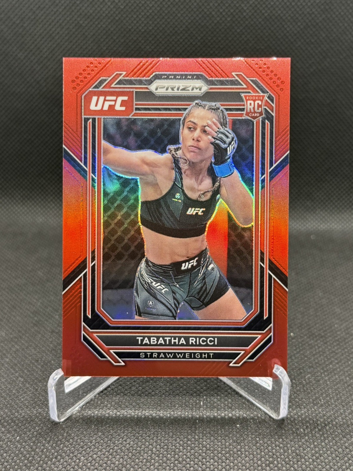 2023 Panini Prizm UFC- Tabatha "Baby Shark" Ricci ROOKIE Red Prizm #108 /199 RC