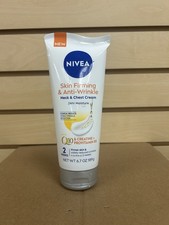 NIVEA Q10 Skin Firming Anti Wrinkle Neck Chest Cream Firmer Skin 6.7 Oz Tube