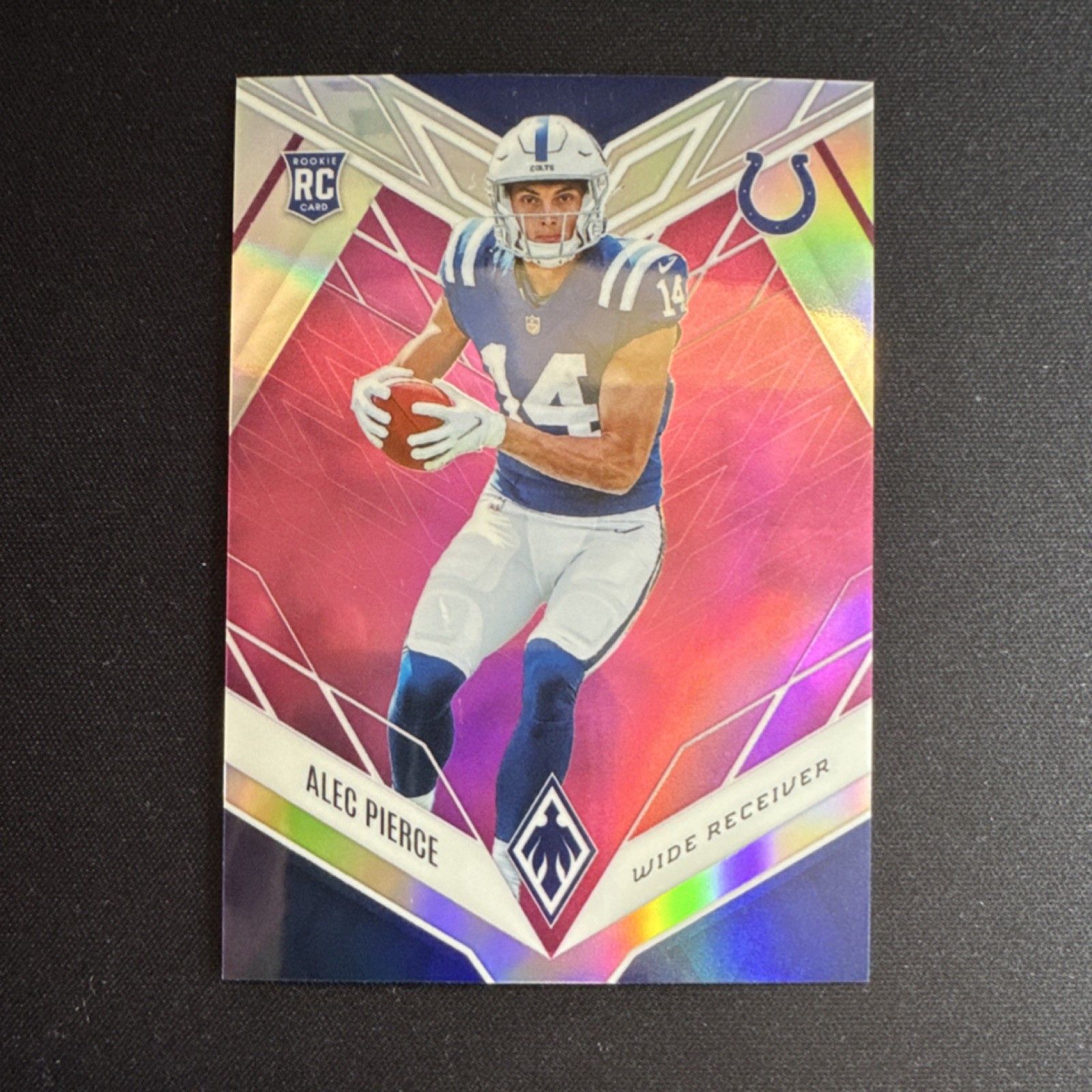 2022 Alec Pierce RC /199 Panini Phoenix Pink #121 Indianapolis Colts NFL