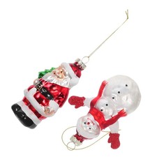 2 Pcs Christmas Tree Charms Hangings Holiday Adornments Decorations