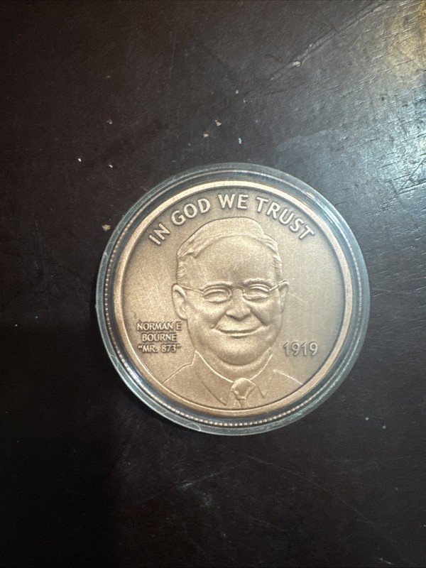 TWO IBEW Challenge Coin Local 873 Kokomo, IN Americas First Car Elwood Haynes 