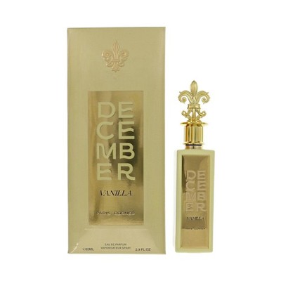 December Vanilla by Paris Corner Box for Women 2.9 Oz Eau De Parfum Spray