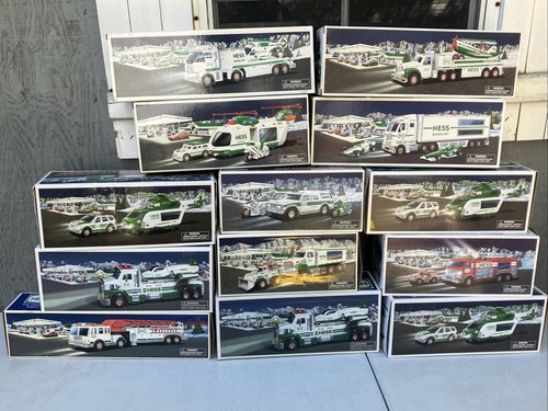 Lot Of 13 Hess Trucks In Box