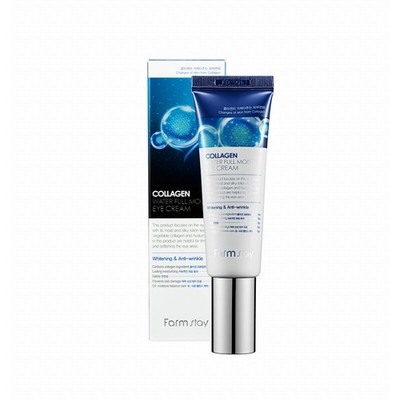 FARMSTAY COLLAGEN Water Full Moist   Anti-Falten-Augencreme mit Kollagen, 50ml
