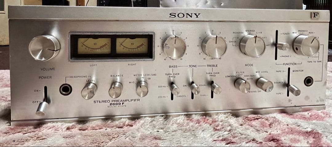 Sony TA 2000F vintage audio equipment - eBay listing photo 2