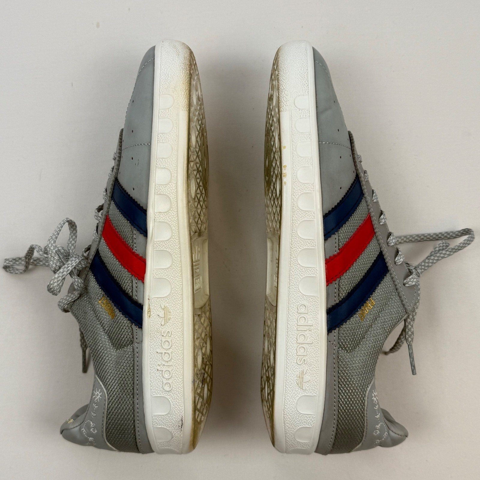 Adidas Munchen Prost Oktoberfest Grey Navy Red Sneakers Men Size 10 BY9805 thumbnail 9