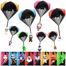 Rdogeia 8PCS Christmas Parachute Toy for Kid,Nightmare Halloween 8color