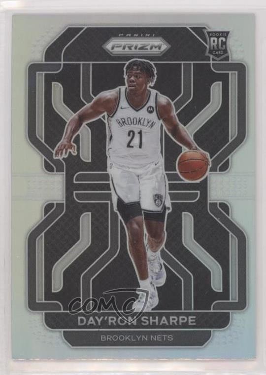 2021-22 Panini Prizm Silver Prizm Day'Ron Sharpe #281 Rookie RC