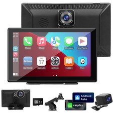9.3 Wireless CarPlay Screen for Car w/ Backup Camera, Android Auto, GPS