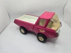 Vintage Tonka Pink Pickup Truck Horse Trailer Set Parts Repair
