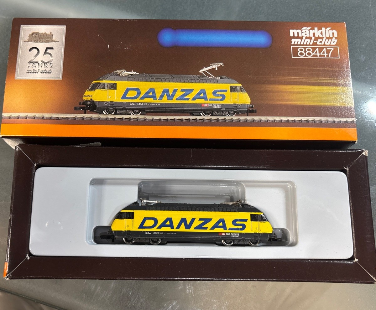 Marklin Mini Club 88447 Danzas Locomotive 25 Year | eBay