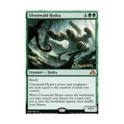 WotC MtG Prerelease Promos Ulvenwald Hydra (P) (Foil) EX