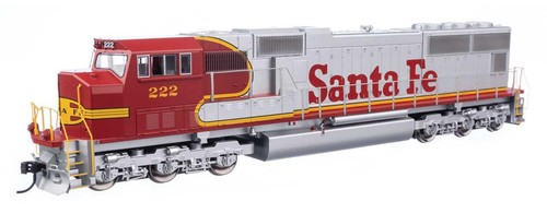 Walthers ~ HO Scale ~ EMD SD75M ~ Santa Fe ATSF #222 ~ DC Version ~ 910 ...