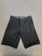 Cat Jack Youth Boys Gray Casual Chino Shorts 28 Waist - Size 14 Pre-Owned