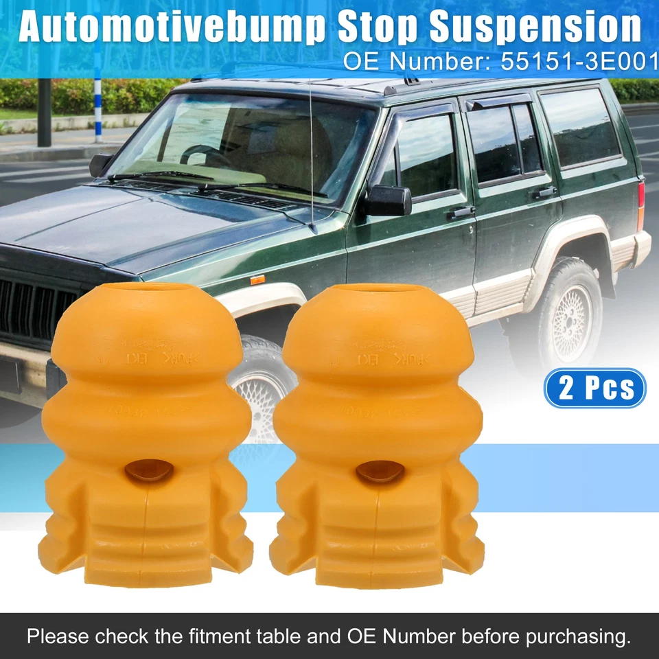 Parachoques de suspensión trasera de 1,8 pulgadas 2 piezas para Kia Sorento 02-09 55151-3E001 Foto 2 de 4