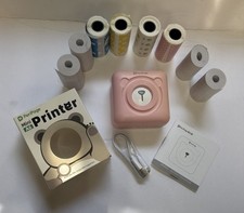 Mini Pocket Thermal Printer PeriPage A6. Micro USB  W/8 Rolls Thermal Paper