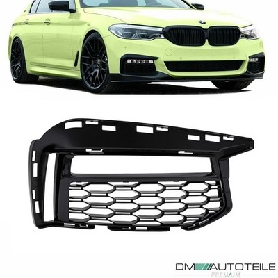 Stoßstangen Gitter vorne rechts schwarz für BMW 5er G30 G31 M-Paket ab 2017-2020