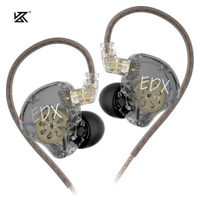 KZ EDX Lite HiFi In Ear Kopfhörer Bass Kabelgebunden Ohrhörer Gaming Musik Headphones