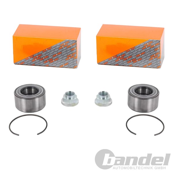 2X Dr!ve+ RADLAGER-SATZ Vorne Passend FÜR Hyundai Accent I20 KIA RIO-image