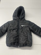 Nike Kids' Swoosh Quilted Hooded Puffer Jacket Size 2T
