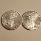 U.S. Mint American Silver Eagle Coins, 2013 - 1oz .999 Fine Silver, Lot of 2