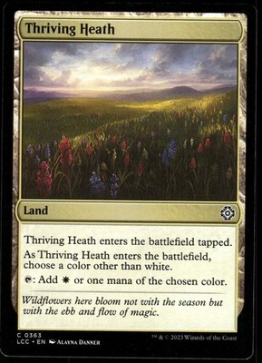 1x Thriving Heath - Commander: The Lost Caverns of Ixalan - NM - MTG