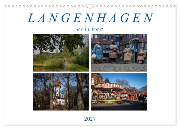 "Calendar 2027 · US Version · Experience Langenhagen (Wall Calendar 2027 17\" × 12"-image
