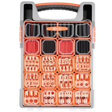 227pcs Battery Cable Ends Kit,AWG 2 4 6 8 1/0 2/0 Gauge,0 Gauge 00 Gauge Heav...